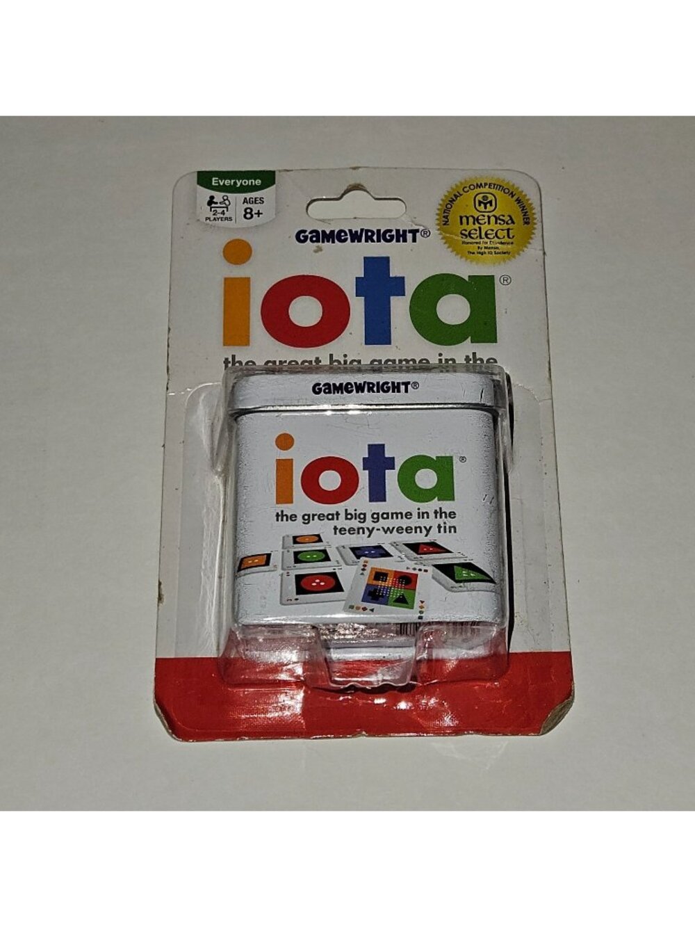 Iota Great Big Game Teeny Weeny Tin Cards Instructions Gamewright FACTORY SEALED